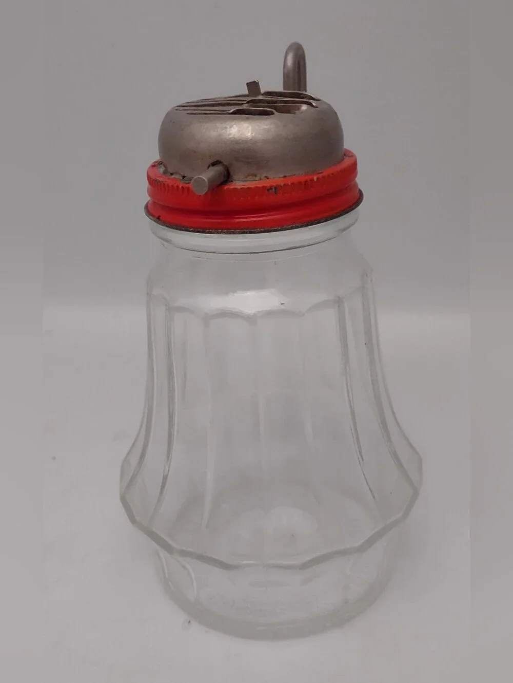 Vintage Federal Tool Corp Chicago Nut Cheese Chopper Grinder Glass Jar Turn Key